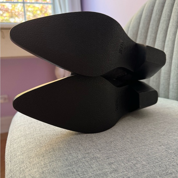 Zara Embroidered Heeled Tall Cowboy Boots - Picture 5 of 10